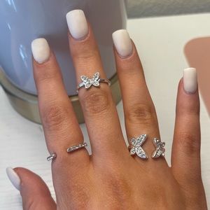 Butterfly Ring Set